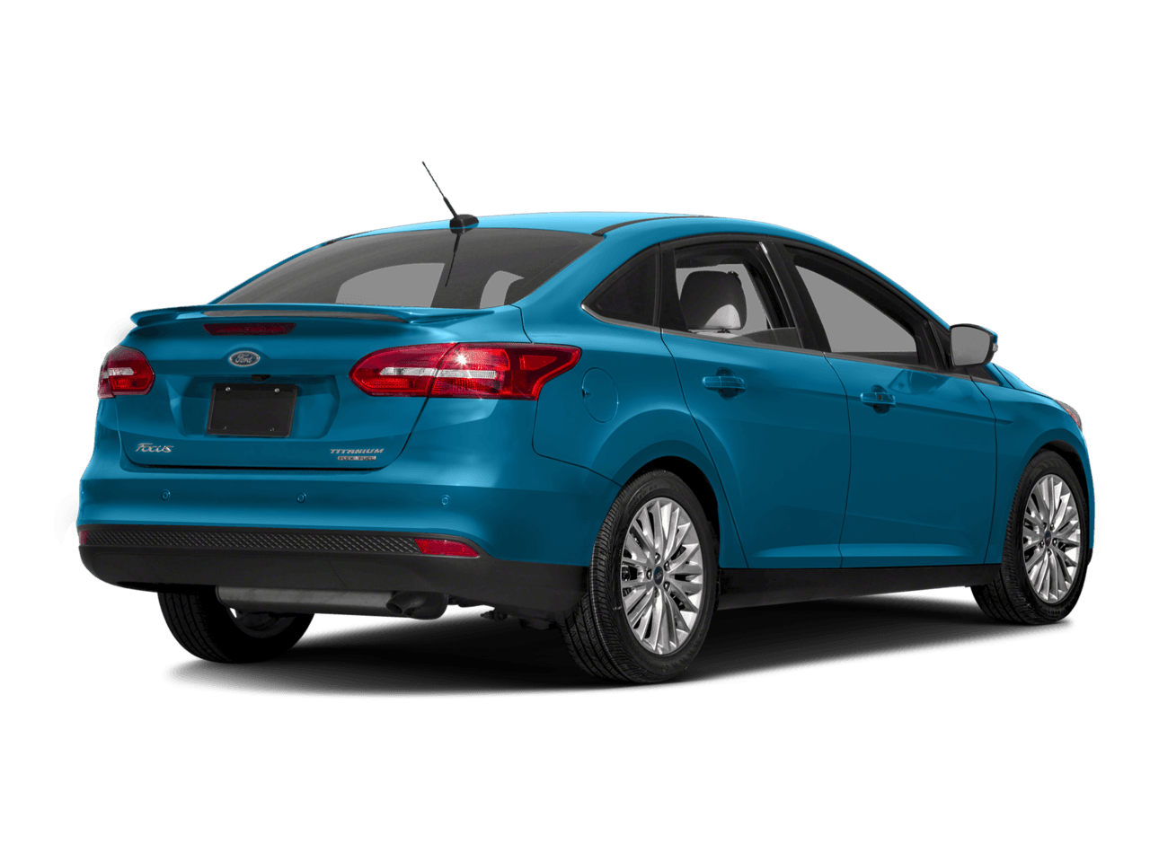 2016 Ford Focus 4dr Sdn Titanium - Rear 3/4, facing to the right
