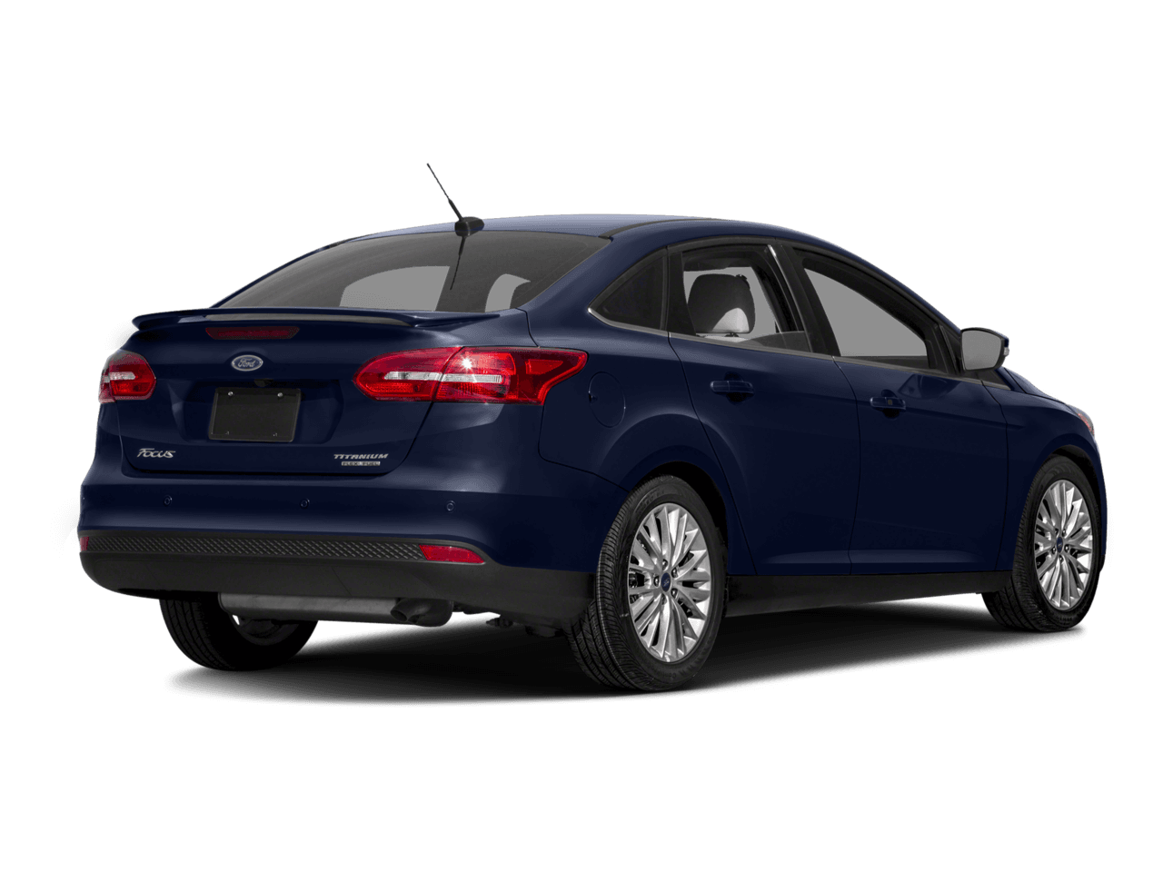 2016 Ford Focus 4dr Sdn Titanium - Rear 3/4, facing to the right