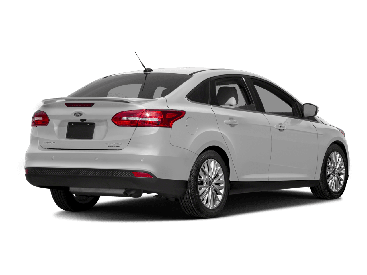 2016 Ford Focus 4dr Sdn Titanium - Rear 3/4, facing to the right