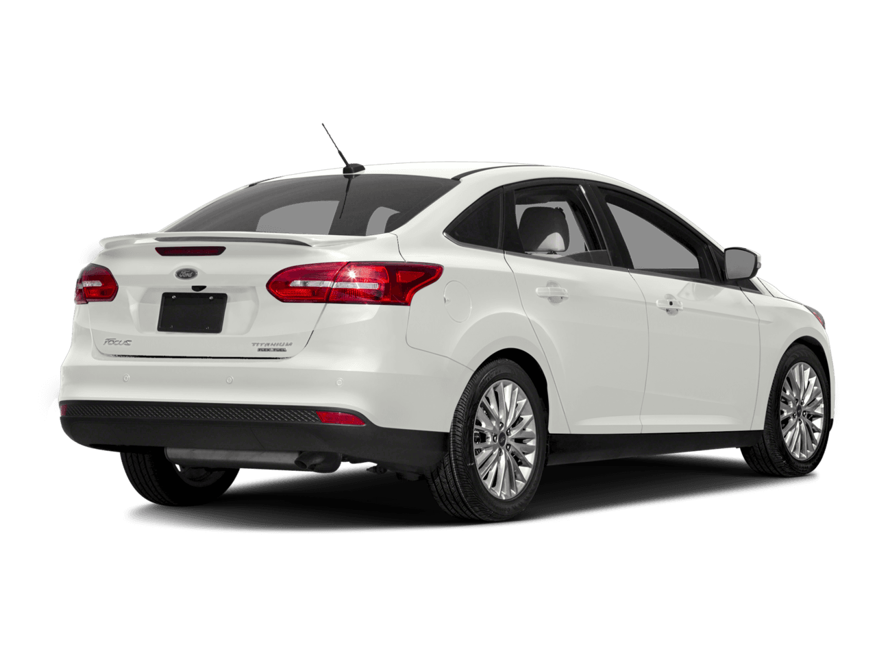 2016 Ford Focus 4dr Sdn Titanium - Rear 3/4, facing to the right
