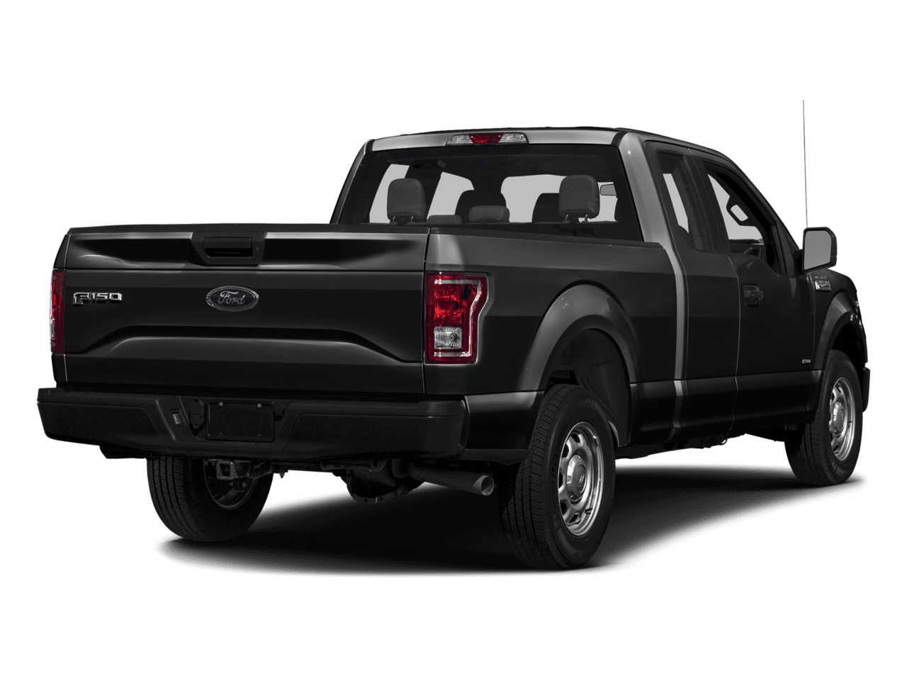 2016 Ford F-150 2WD SuperCab 145" XL - Rear 3/4, facing to the right