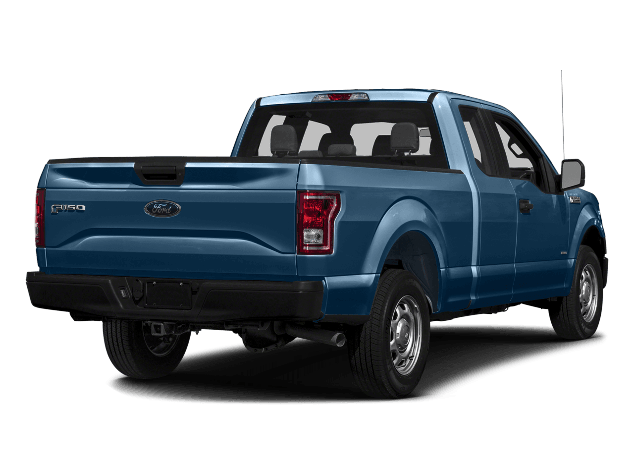 2016 Ford F-150 2WD SuperCab 145" XL - Rear 3/4, facing to the right