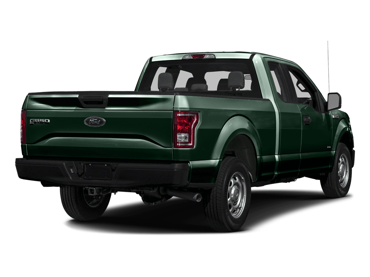 2016 Ford F-150 2WD SuperCab 145" XL - Rear 3/4, facing to the right