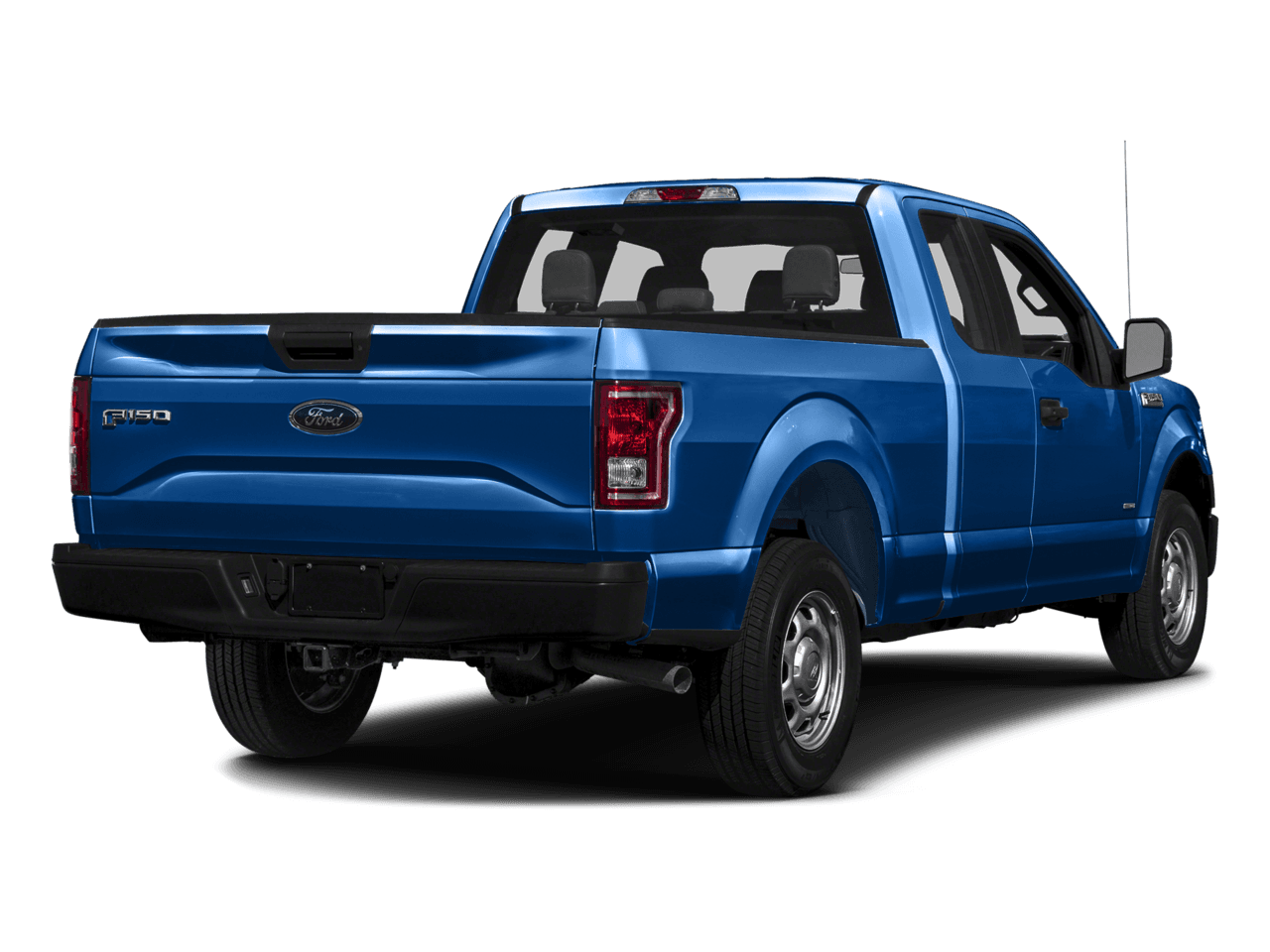 2016 Ford F-150 2WD SuperCab 145" XL - Rear 3/4, facing to the right