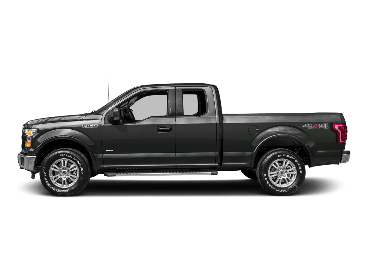 2016 Ford F-150 2WD SuperCab 145" Lariat - Profile, facing to the left