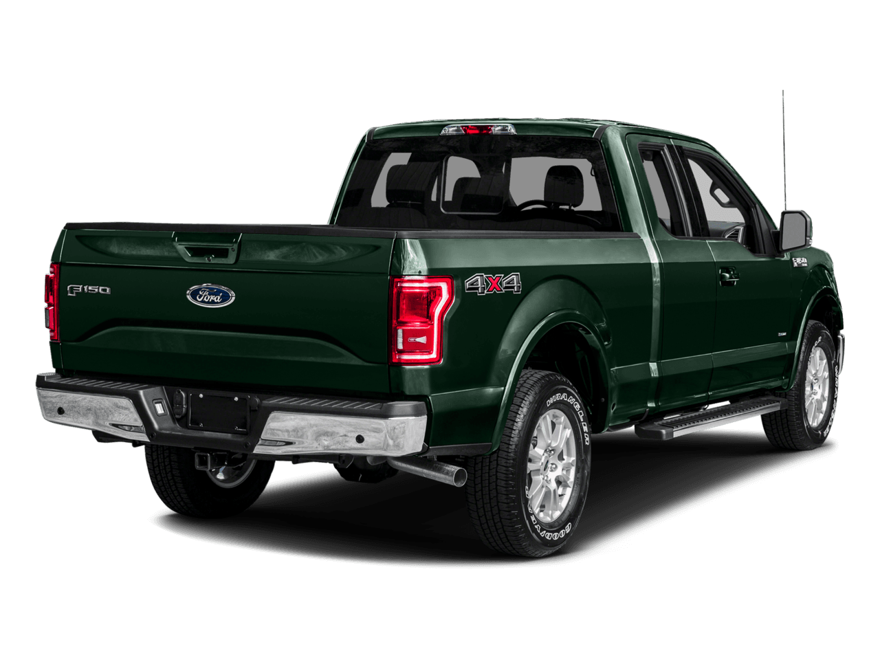 2016 Ford F-150 2WD SuperCab 145" Lariat - Rear 3/4, facing to the right