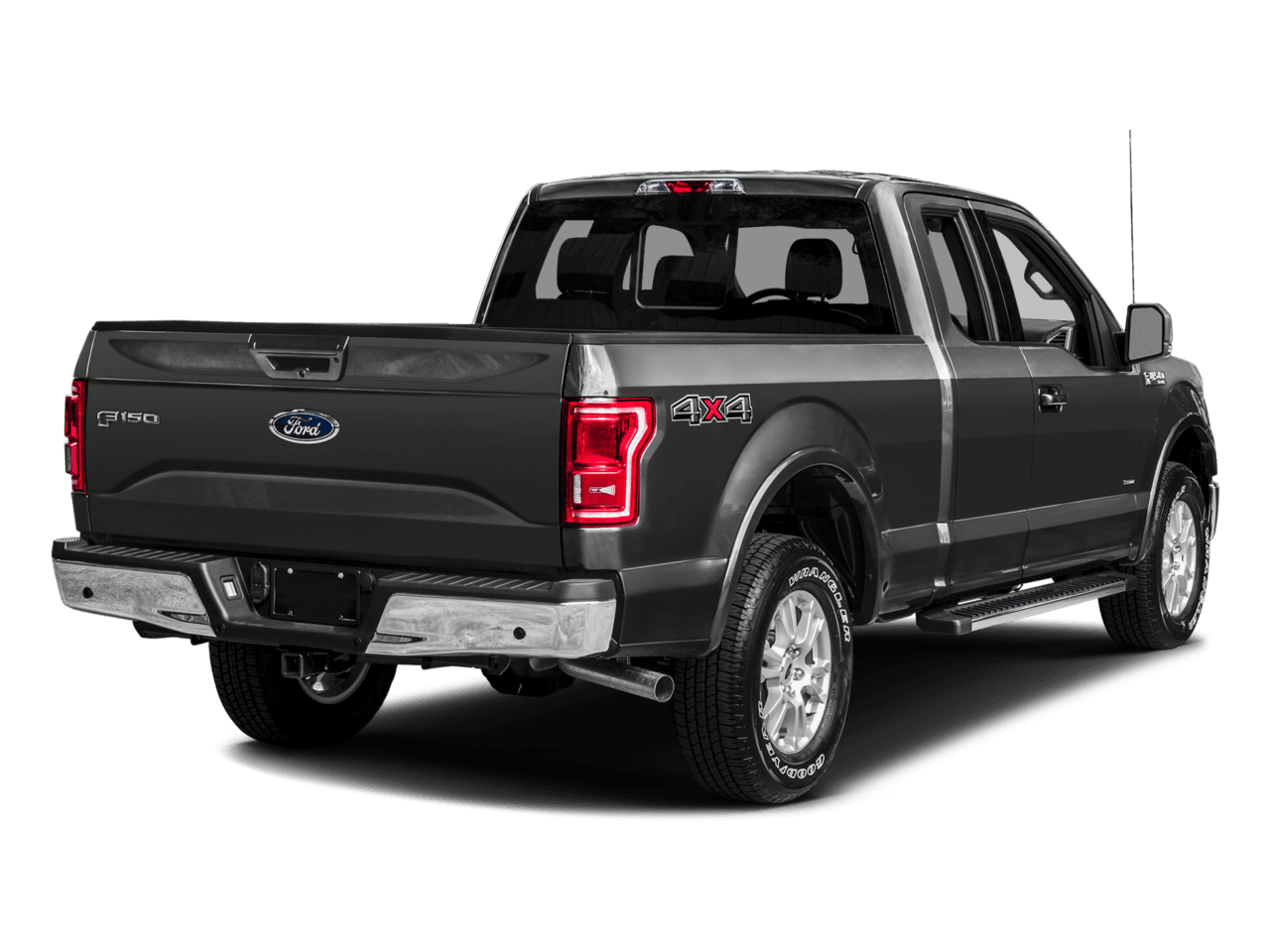 2016 Ford F-150 2WD SuperCab 145" Lariat - Rear 3/4, facing to the right