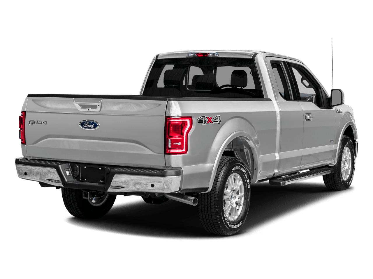 2016 Ford F-150 2WD SuperCab 145" Lariat - Rear 3/4, facing to the right