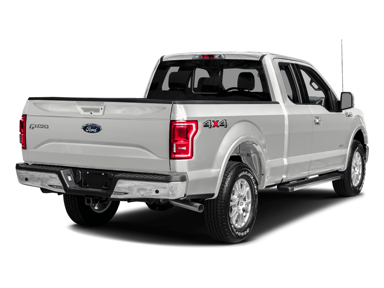 2016 Ford F-150 2WD SuperCab 145" Lariat - Rear 3/4, facing to the right