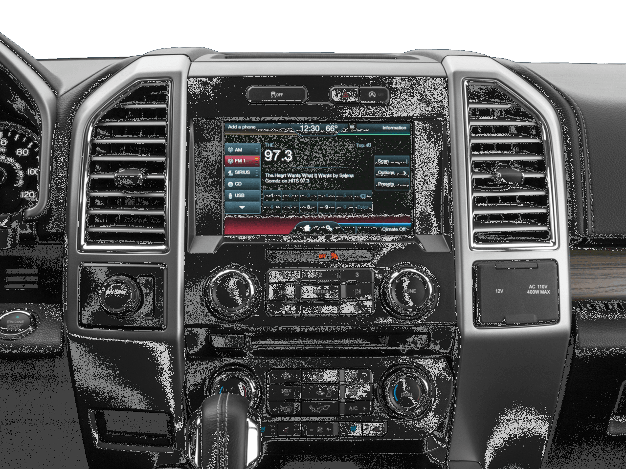 2016 Ford F-150 2WD SuperCab 145" Lariat - Interior Stereo System