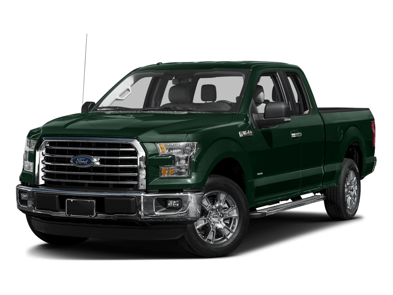 2016 Ford F-150 4WD SuperCab 145" XLT - Front 3/4, facing to the left