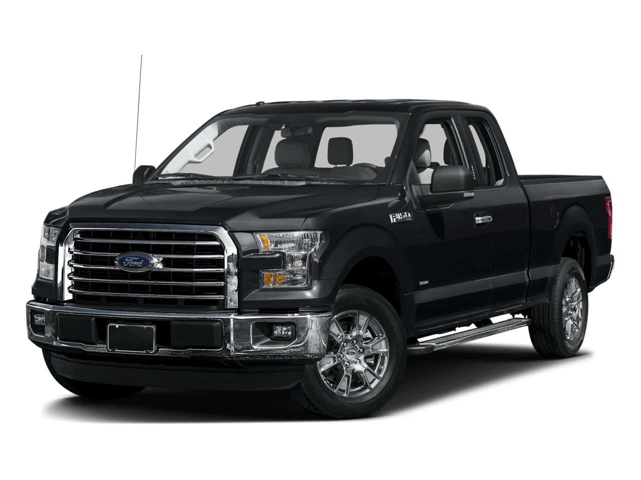 2016 Ford F-150 4WD SuperCab 145" XLT - Front 3/4, facing to the left