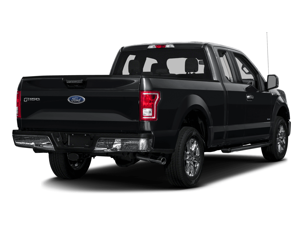 2016 Ford F-150 4WD SuperCab 145" XLT - Rear 3/4, facing to the right