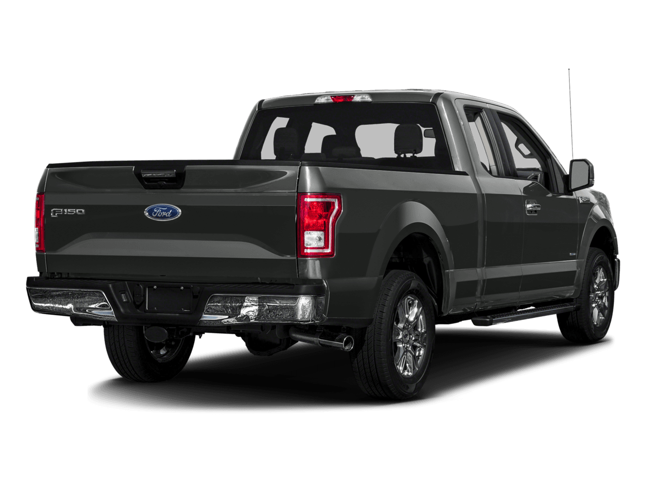2016 Ford F-150 4WD SuperCab 145" XLT - Rear 3/4, facing to the right