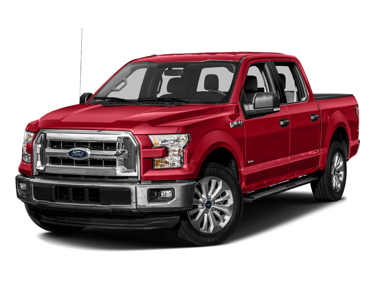 2016 Ford F-150 4WD SuperCrew 145" XLT - Front 3/4, facing to the left