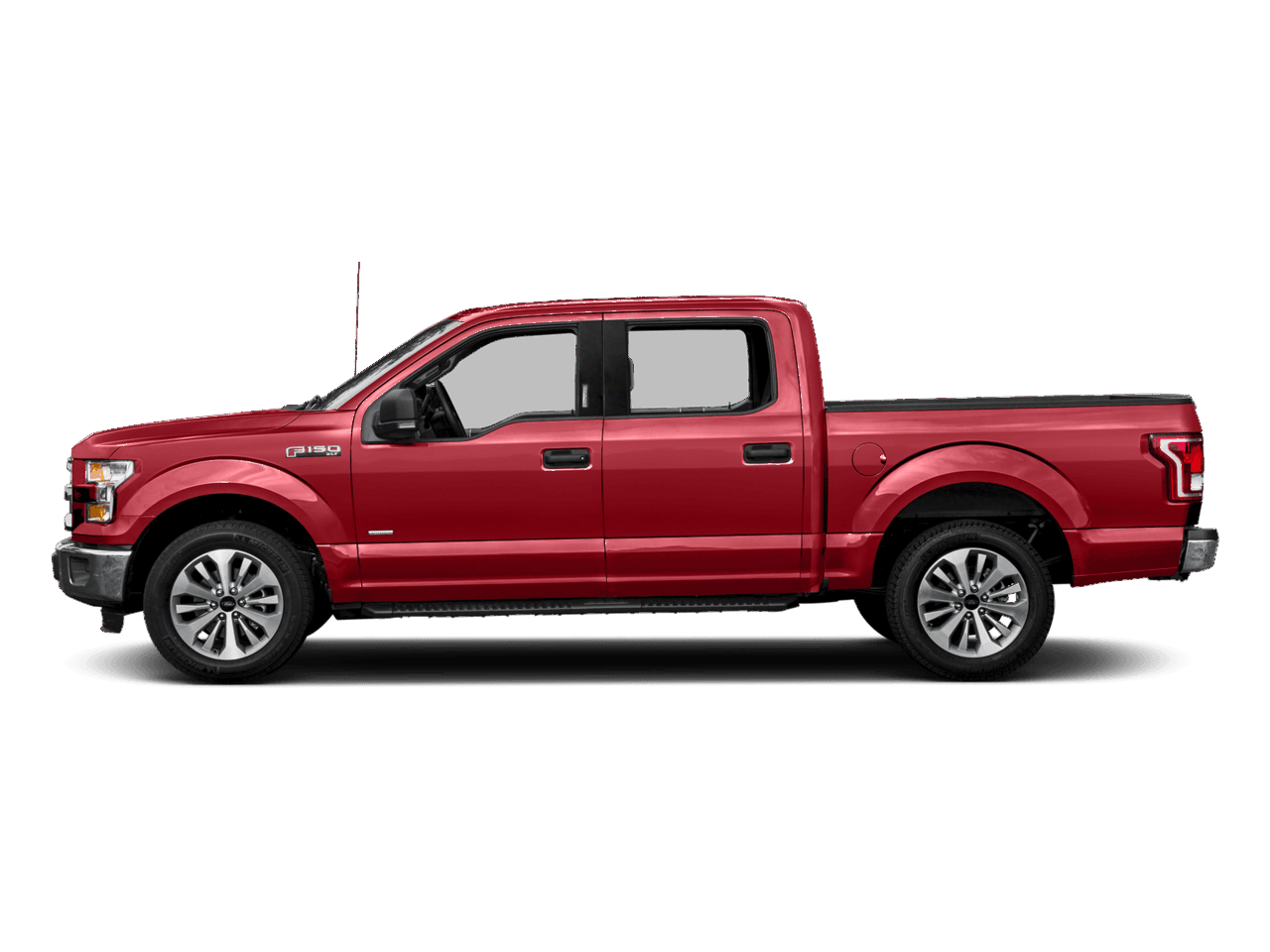 2016 Ford F-150 4WD SuperCrew 145" XLT - Profile, facing to the left