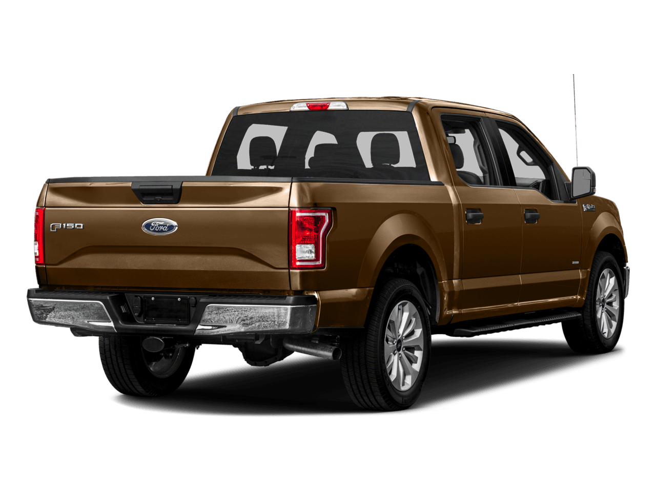2016 Ford F-150 4WD SuperCrew 145" XLT - Rear 3/4, facing to the right