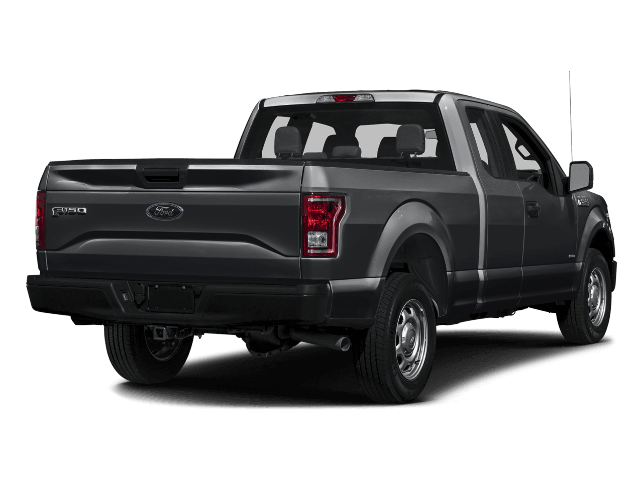 2016 Ford F-150 2WD SuperCab 163" XL - Rear 3/4, facing to the right