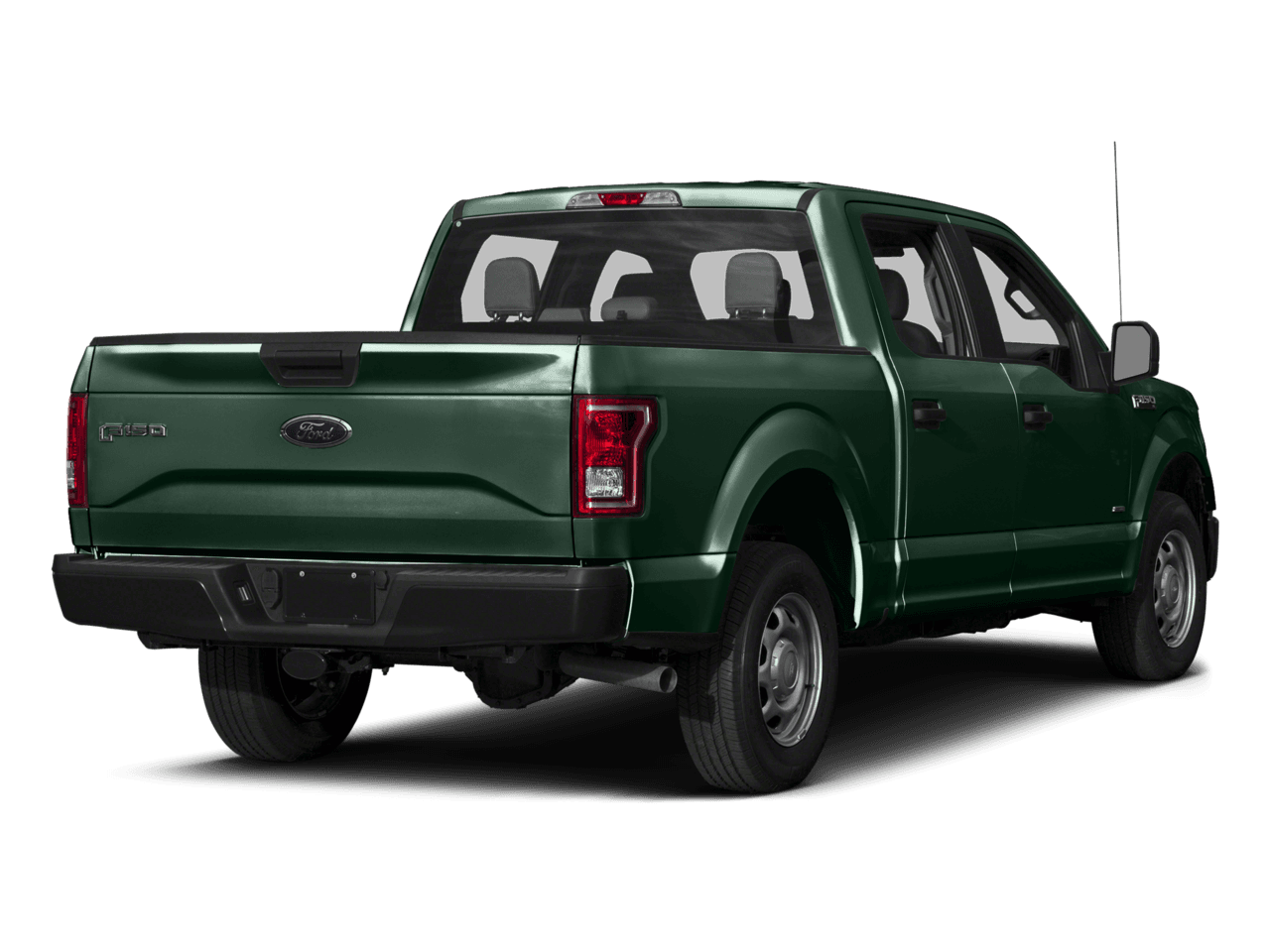 2016 Ford F-150 4WD SuperCrew 145" XL - Rear 3/4, facing to the right