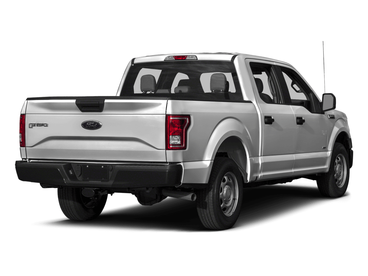 2016 Ford F-150 2WD SuperCrew 157" XL - Rear 3/4, facing to the right