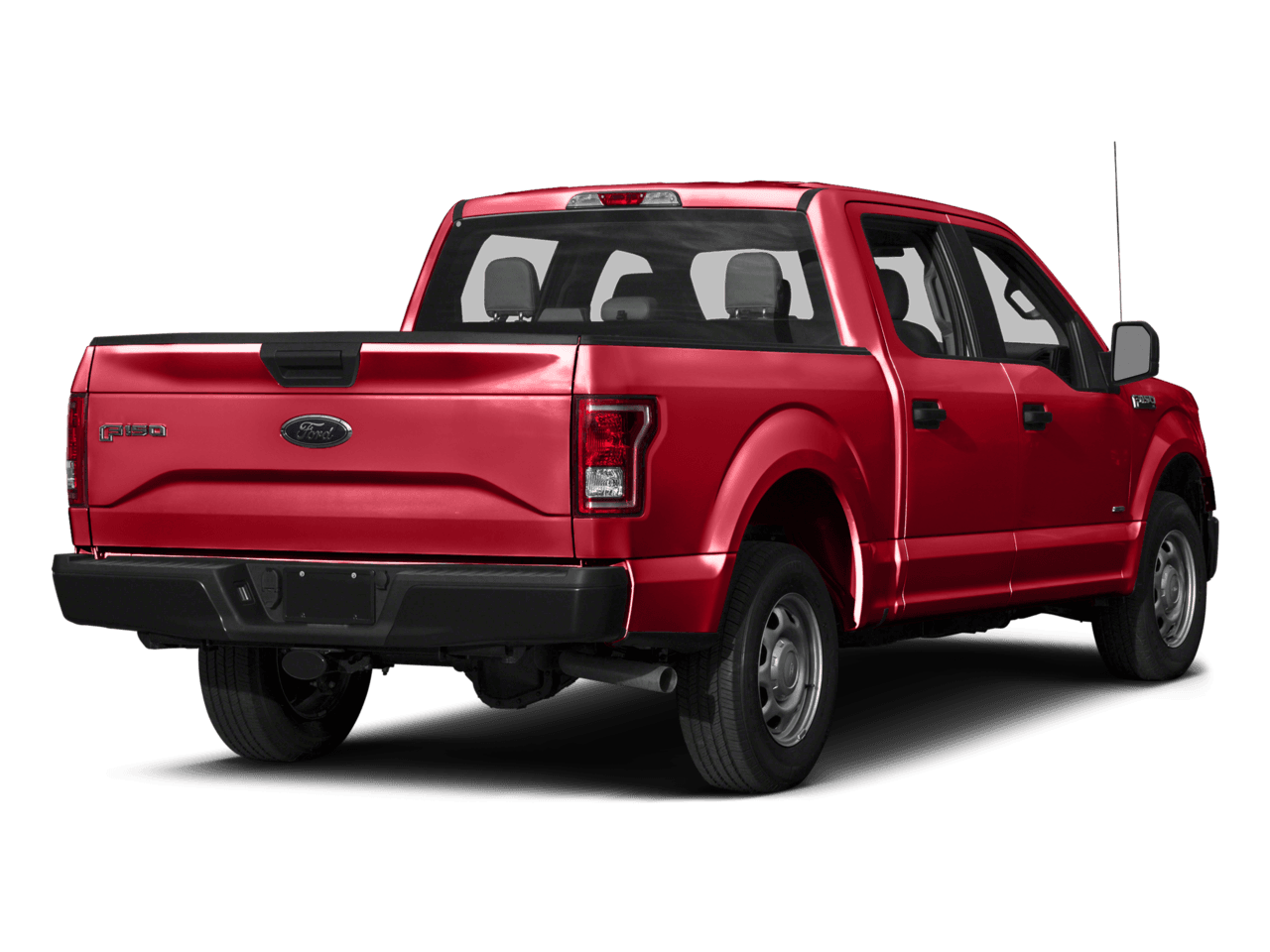 2016 Ford F-150 2WD SuperCrew 157" XL - Rear 3/4, facing to the right