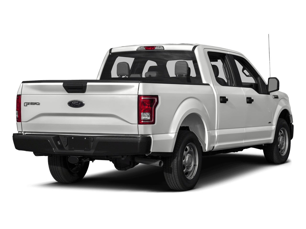 2016 Ford F-150 2WD SuperCrew 157" XL - Rear 3/4, facing to the right