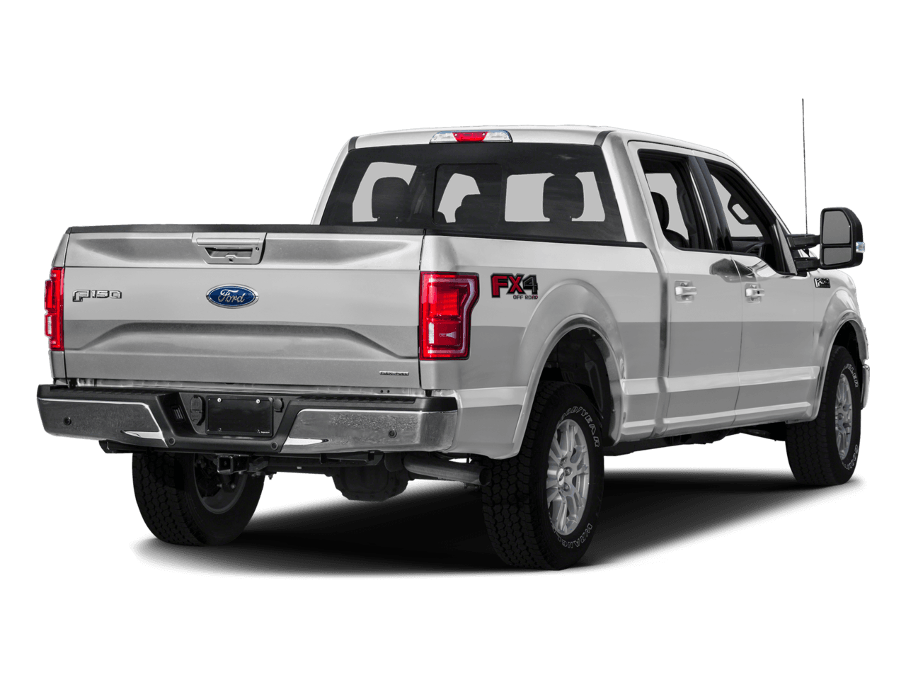 2016 Ford F-150 2WD SuperCrew 157" Lariat - Rear 3/4, facing to the right