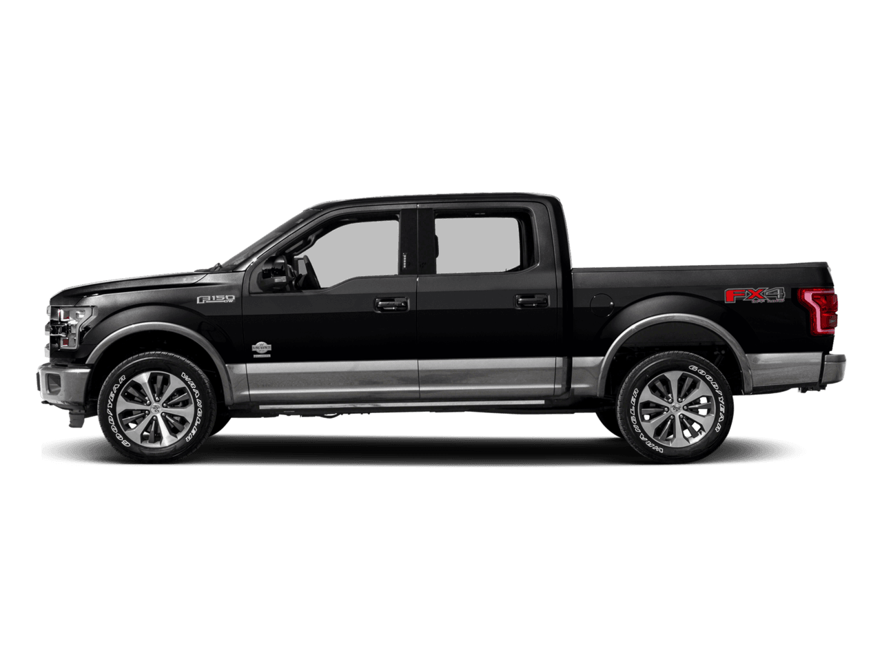 2016 Ford F-150 2WD SuperCrew 157" King Ranch - Profile, facing to the left