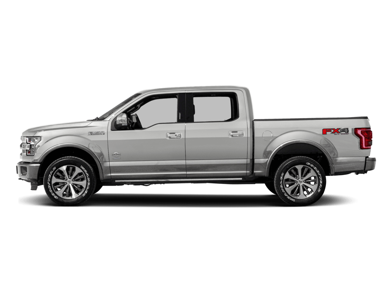 2016 Ford F-150 2WD SuperCrew 157" King Ranch - Profile, facing to the left