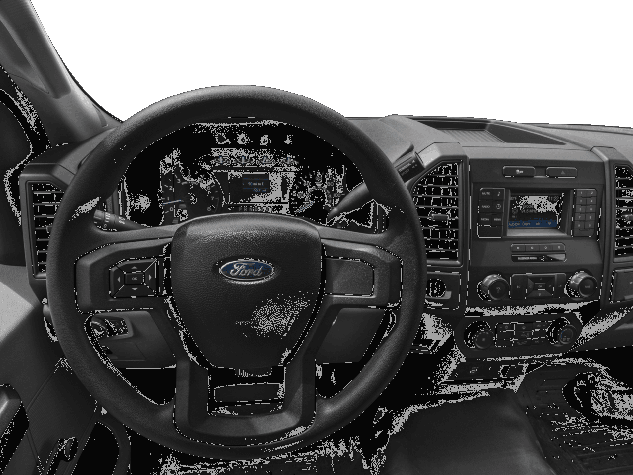 2016 Ford F-150 4WD Reg Cab 122.5" XL - Interior Drivers Dash