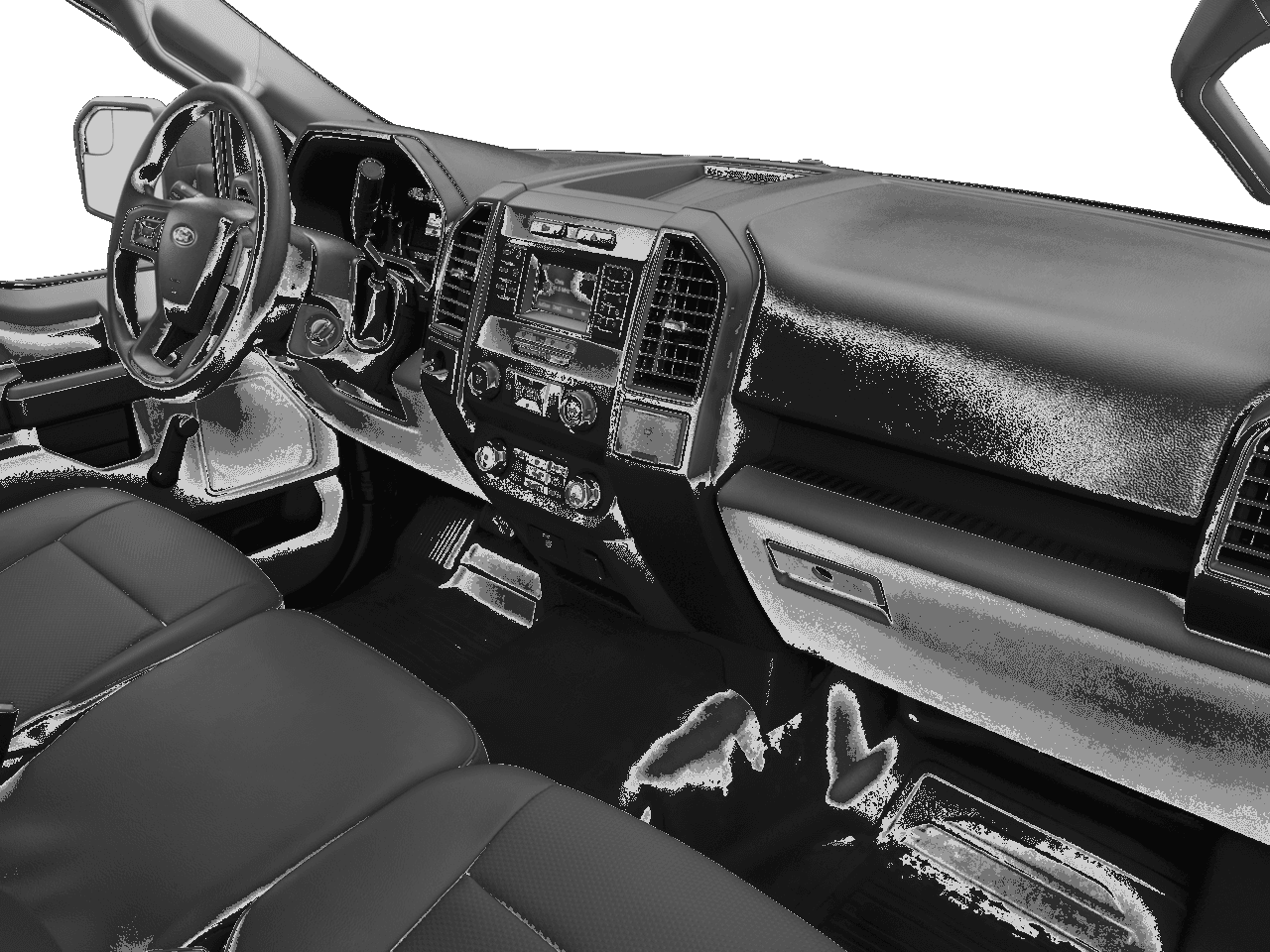 2016 Ford F-150 4WD Reg Cab 122.5" XL - Interior Passenger Dash