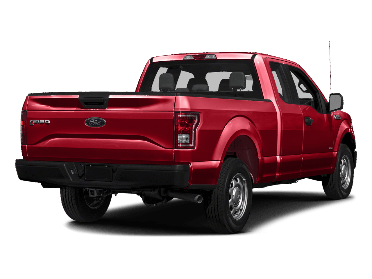 2016 Ford F-150 4WD SuperCab 145" XL - Rear 3/4, facing to the right
