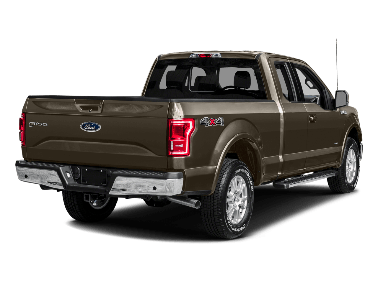 2016 Ford F-150 4WD SuperCab 145" Lariat - Rear 3/4, facing to the right