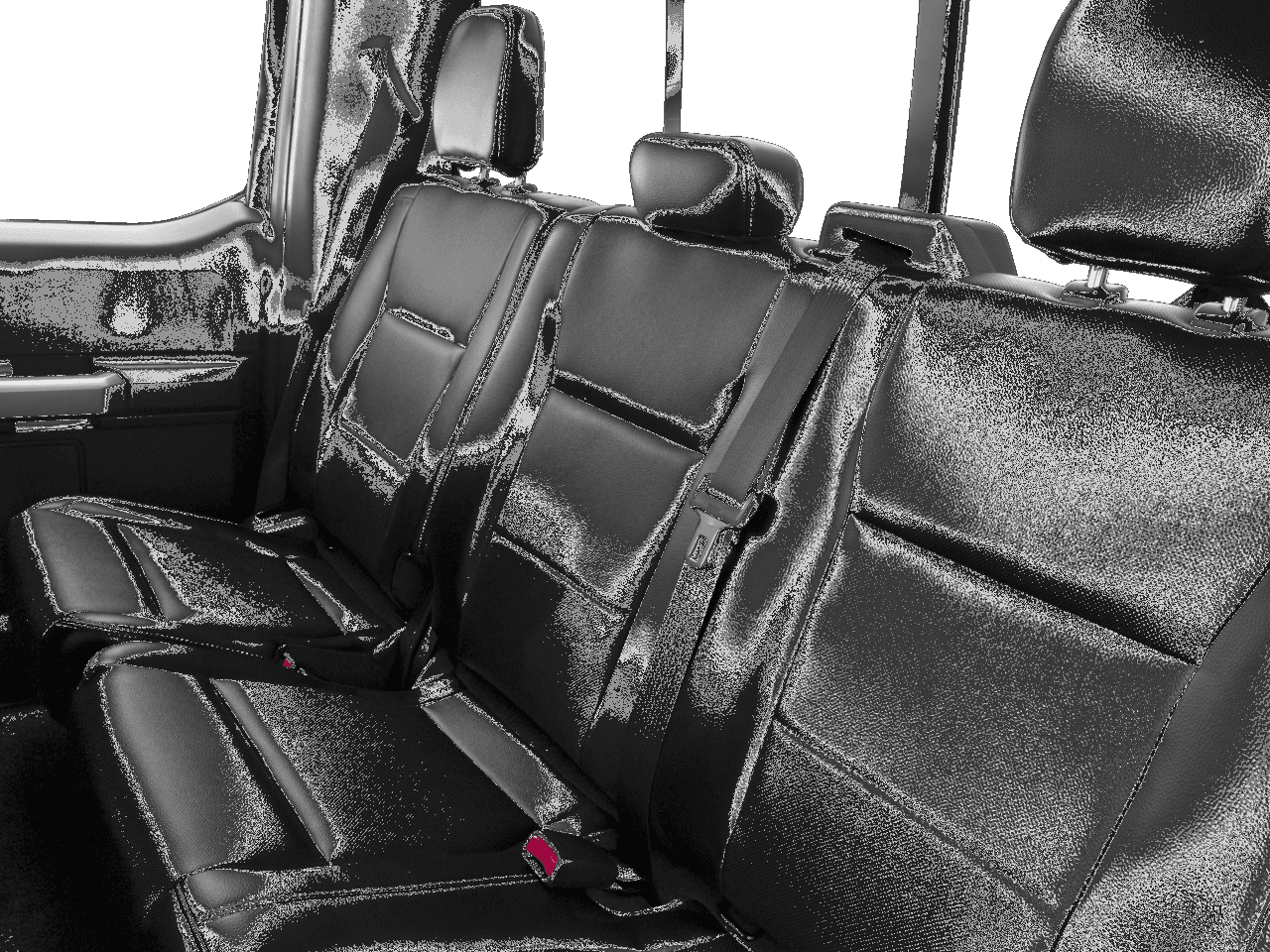 2016 Ford F-150 4WD SuperCab 145" Lariat - Interior Rear seats