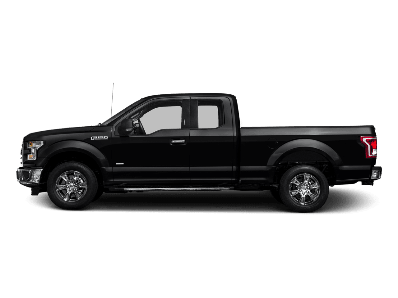 2016 Ford F-150 4WD SuperCab 163" XLT - Profile, facing to the left