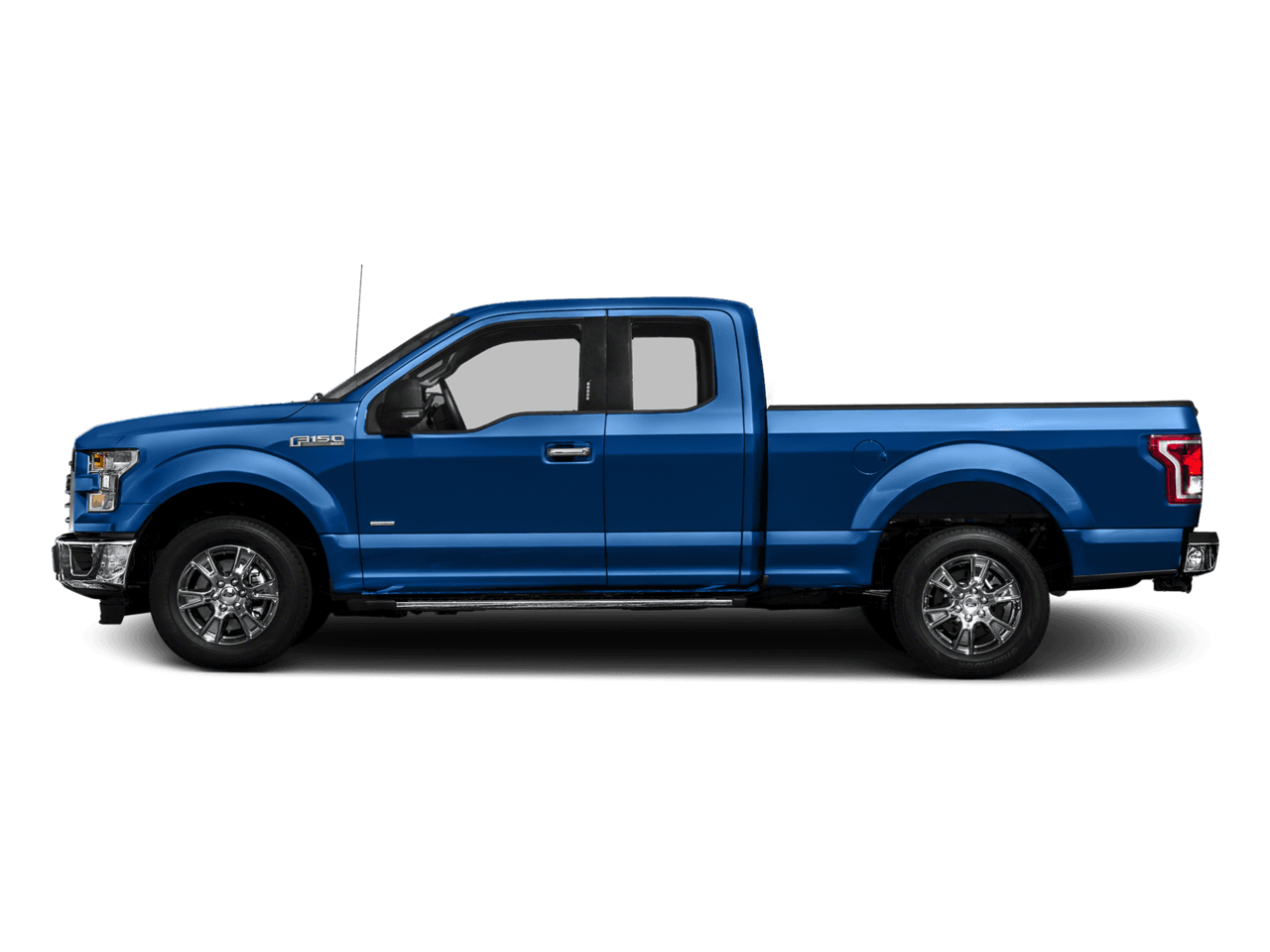 2016 Ford F-150 4WD SuperCab 163" XLT - Profile, facing to the left