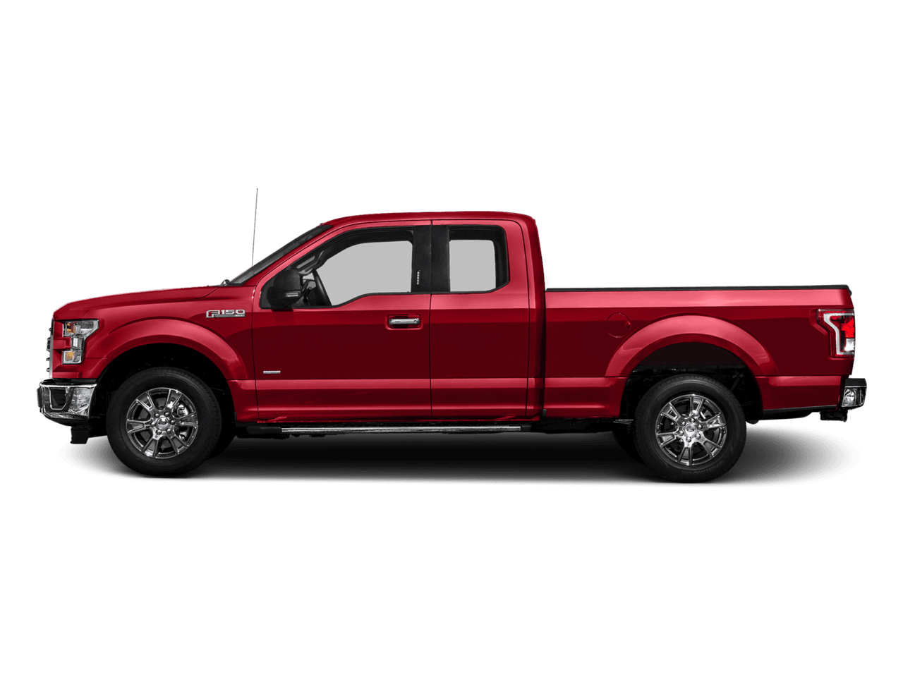 2016 Ford F-150 4WD SuperCab 163" XLT - Profile, facing to the left