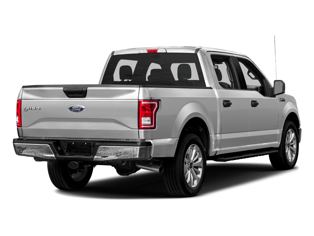 2016 Ford F-150 2WD SuperCrew 145" XLT - Rear 3/4, facing to the right