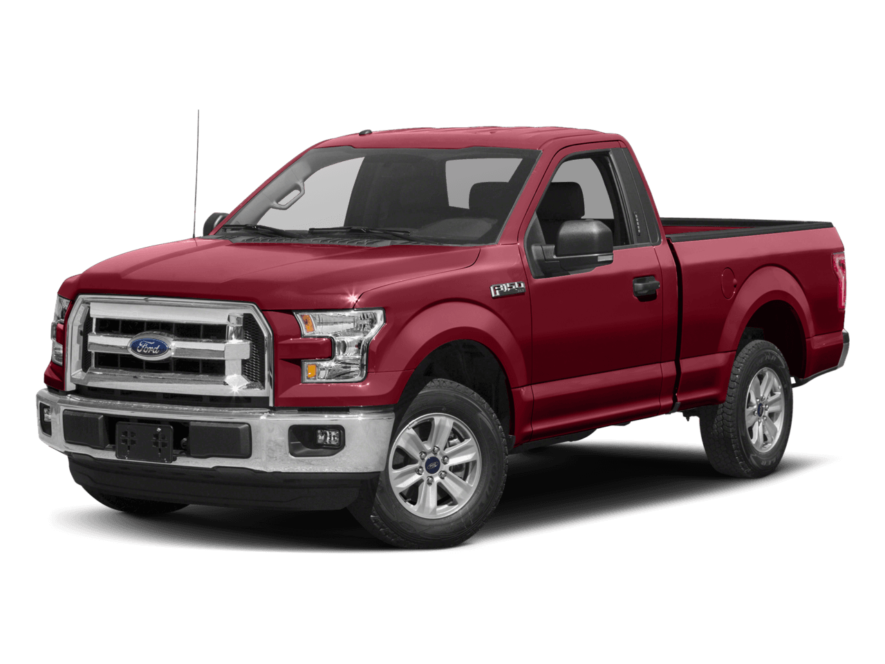 2016 Ford F-150 4WD Reg Cab 122.5" XLT - Front 3/4, facing to the left