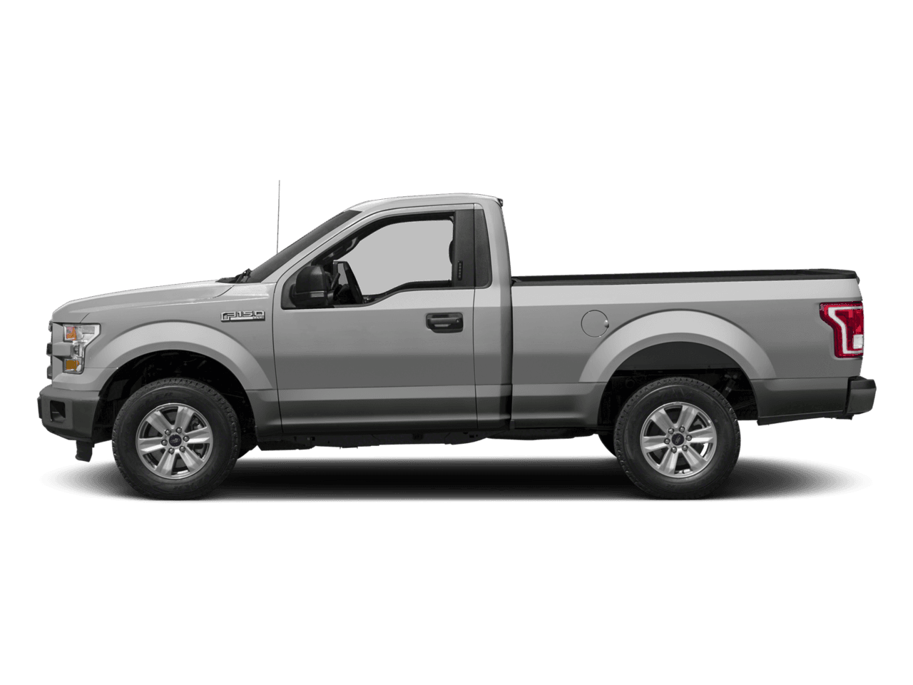 2016 Ford F-150 4WD Reg Cab 122.5" XLT - Profile, facing to the left
