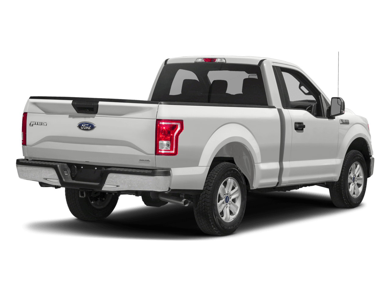 2016 Ford F-150 4WD Reg Cab 122.5" XLT - Rear 3/4, facing to the right