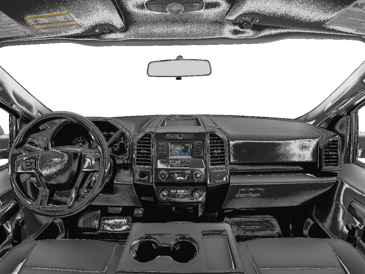 2016 Ford F-150 4WD Reg Cab 141" XL - Interior Full Dash Basic