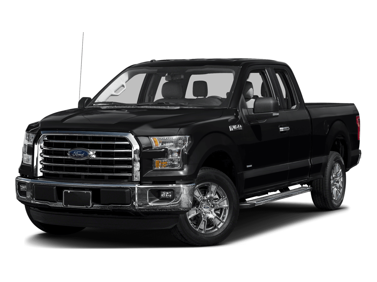 2016 Ford F-150 2WD SuperCab 163" XLT - Front 3/4, facing to the left