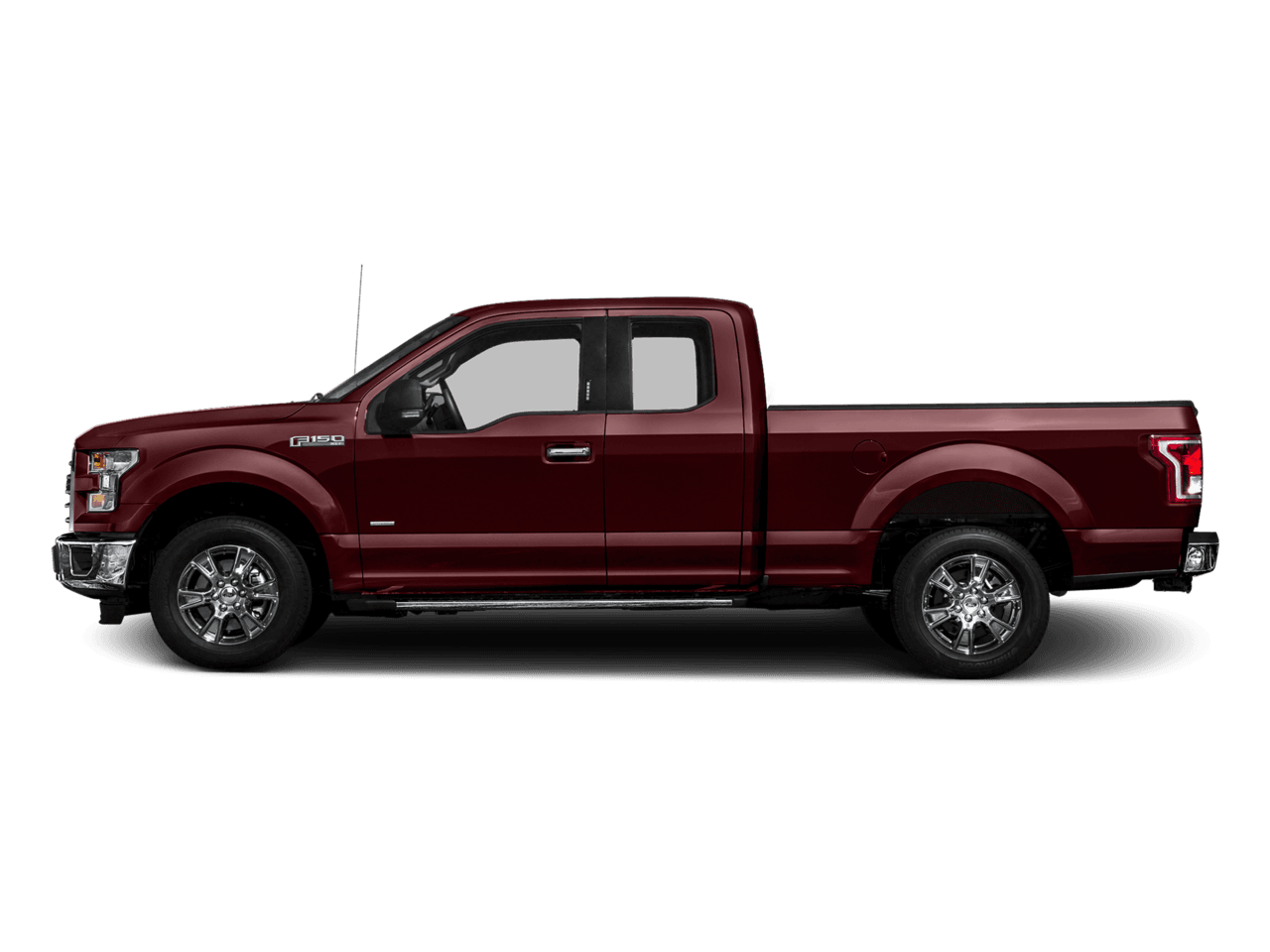 2016 Ford F-150 2WD SuperCab 163" XLT - Profile, facing to the left