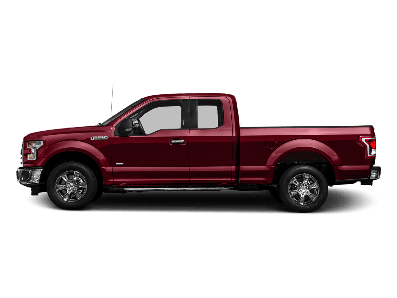 2016 Ford F-150 2WD SuperCab 163" XLT - Profile, facing to the left