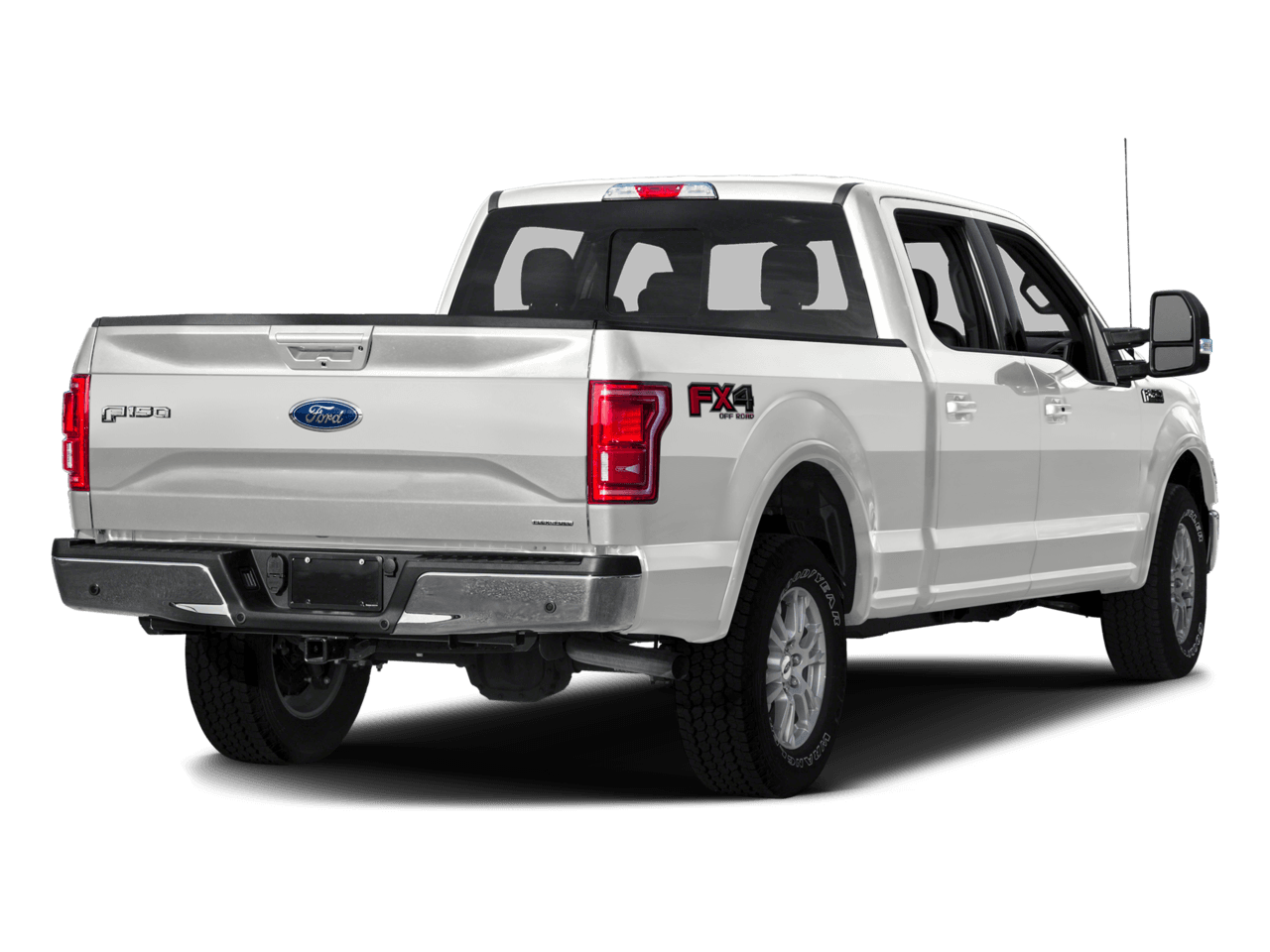 2016 Ford F-150 4WD SuperCrew 145" Lariat - Rear 3/4, facing to the right