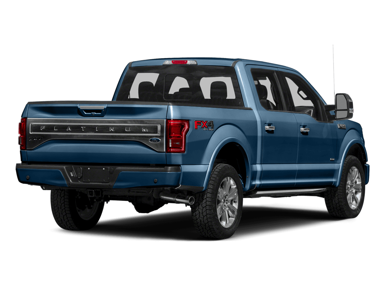 2016 Ford F-150 4WD SuperCrew 145" Platinum - Rear 3/4, facing to the right