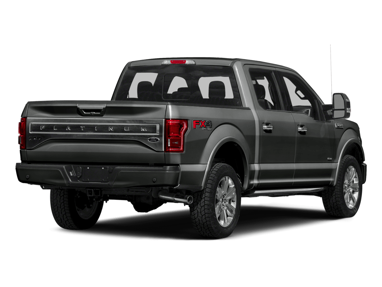 2016 Ford F-150 4WD SuperCrew 145" Platinum - Rear 3/4, facing to the right