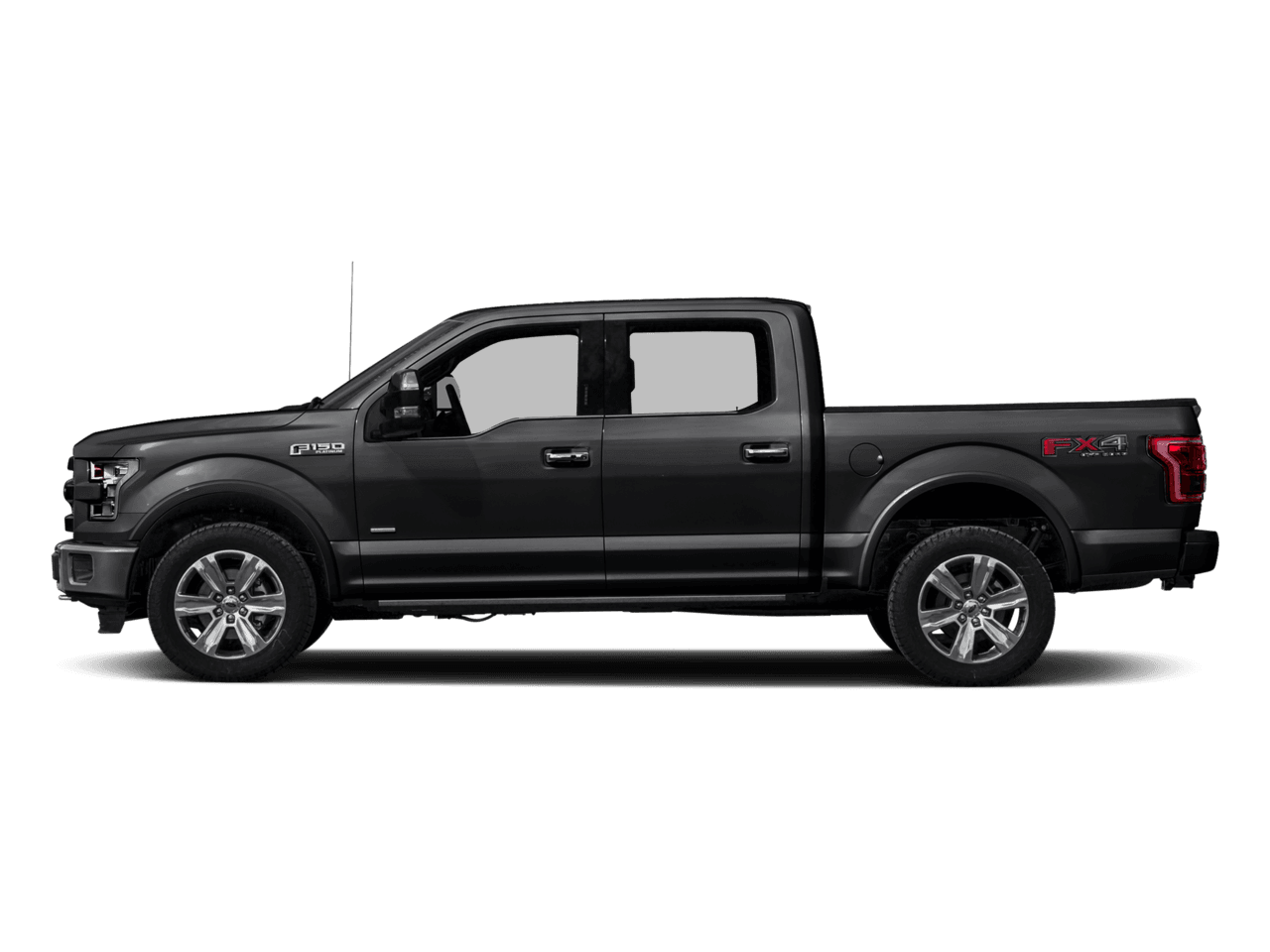 2016 Ford F-150 2WD SuperCrew 157" Platinum - Profile, facing to the left