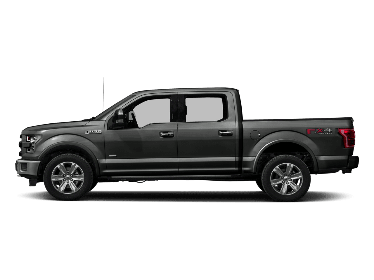 2016 Ford F-150 2WD SuperCrew 157" Platinum - Profile, facing to the left